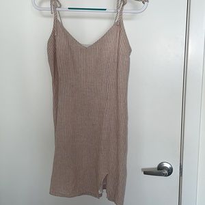 Abercrombie Linen-Blend Slip Dress